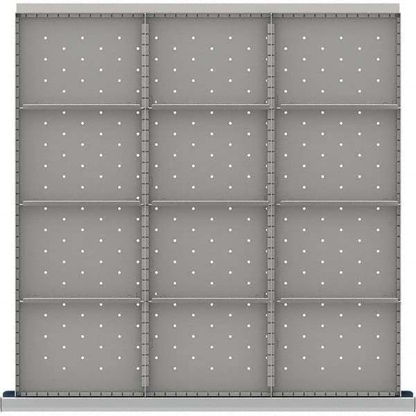 LISTA - 12-Compartment Drawer Divider Layout for 3.15" High Drawers - Eagle Tool & Supply