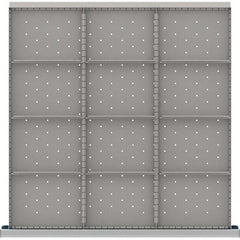 LISTA - 12-Compartment Drawer Divider Layout for 3.15" High Drawers - Eagle Tool & Supply