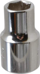 Proto - 11/32", 3/8" Drive, Standard Hand Socket - 6 Points, 1-3/32" OAL, Alloy Steel, Chrome Finish - Eagle Tool & Supply