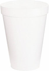 DART - Foam Drink Cups, 12 oz, 1000/Carton - White - Eagle Tool & Supply