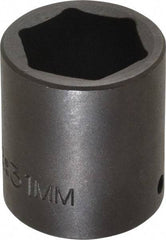 Proto - 1/2" Drive 31mm Standard Impact Socket - 6 Points, 2" OAL - Eagle Tool & Supply