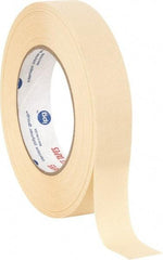 Intertape - 1" Wide x 60 Yd Long White Paper Masking Tape - Series PG21, 7.3 mil Thick, 26 In/Lb Tensile Strength - Eagle Tool & Supply