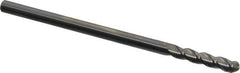 Accupro - 5/16" Diam, 1-1/2" LOC, 3 Flute Solid Carbide Ball End Mill - Uncoated, Single End, 6" OAL, 5/16" Shank Diam, Spiral Flute - Eagle Tool & Supply