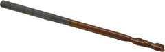Accupro - 1/8", 1/2" LOC, 1/8" Shank Diam, 3" OAL, 2 Flute, Solid Carbide Square End Mill - Single End, TiCN Finish, Spiral Flute, 40° Helix, Centercutting, Right Hand Cut, Right Hand Flute - Eagle Tool & Supply