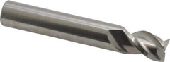 Accupro - 7/16", 3 Flute, Single End, Solid Carbide, 0.02" Corner Radius End Mill - 2-3/4" OAL, 40° Helix, Right Hand Flute, 9/16" LOC, Right Hand Cut - Eagle Tool & Supply