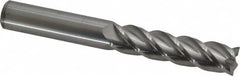 Accupro - 1/2" Diam 4 Flute Solid Carbide 0.015" Corner Radius End Mill - Eagle Tool & Supply