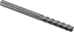 Accupro - 5/16" Diam 4 Flute Solid Carbide 0.045" Corner Radius End Mill - Eagle Tool & Supply