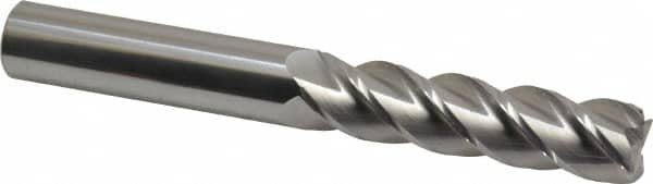 Accupro - 3/4" Diam 4 Flute Solid Carbide 0.045" Corner Radius End Mill - Eagle Tool & Supply