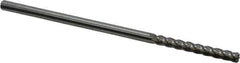 Accupro - 1/8", 4 Flute, Single End, Solid Carbide, 0.03" Corner Radius End Mill - 3" OAL, 40° Helix, Right Hand Flute, 1" LOC, Right Hand Cut - Eagle Tool & Supply