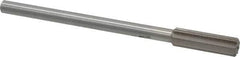 Interstate - 0.6" High Speed Steel Chucking Reamer - Straight Flute, 0.4355" Straight Shank, 2" Flute Length, 8" OAL - Eagle Tool & Supply