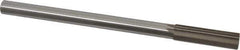 Interstate - 0.65" High Speed Steel Chucking Reamer - Straight Flute, 9/16" Straight Shank, 2-1/4" Flute Length, 9" OAL - Eagle Tool & Supply