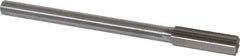 Interstate - 0.709" High Speed Steel Chucking Reamer - Straight Flute, 9/16" Straight Shank, 2-1/4" Flute Length, 9" OAL - Eagle Tool & Supply