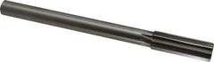 Interstate - 0.878" High Speed Steel Chucking Reamer - Straight Flute, 3/4" Straight Shank, 2-5/8" Flute Length, 10" OAL - Eagle Tool & Supply