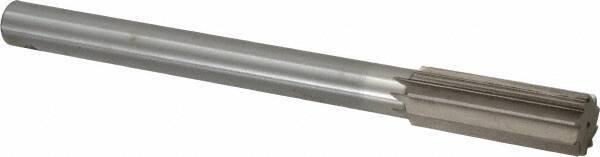 Interstate - 15/16" High Speed Steel Chucking Reamer - Straight Flute, 3/4" Straight Shank, 2-5/8" Flute Length, 10" OAL - Eagle Tool & Supply