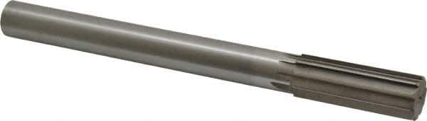 Interstate - 1" High Speed Steel Chucking Reamer - Straight Flute, 7/8" Straight Shank, 2-3/4" Flute Length, 10-1/2" OAL - Eagle Tool & Supply