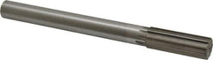 Interstate - 1" High Speed Steel Chucking Reamer - Straight Flute, 7/8" Straight Shank, 2-3/4" Flute Length, 10-1/2" OAL - Eagle Tool & Supply