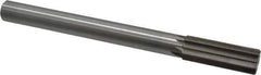 Interstate - 1" High Speed Steel Chucking Reamer - Straight Flute, 7/8" Straight Shank, 2-3/4" Flute Length, 10-1/2" OAL - Eagle Tool & Supply