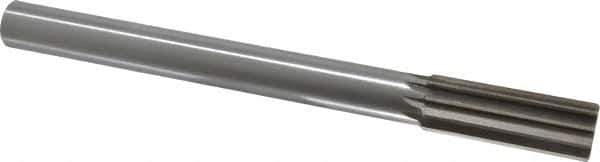 Interstate - 1" High Speed Steel Chucking Reamer - Straight Flute, 7/8" Straight Shank, 2-3/4" Flute Length, 10-1/2" OAL - Eagle Tool & Supply