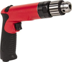 Sioux Tools - 3/8" Reversible Keyed Chuck - Pistol Grip Handle, 2,000 RPM, 14.16 LPS, 30 CFM, 1 hp - Eagle Tool & Supply