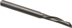 Onsrud - 1/4" Cutting Diam x 1" Length of Cut, 1 Flute, Downcut Spiral Router Bit - Uncoated, Right Hand Cut, High Speed Steel, 3" OAL x 1/4" Shank Diam, Single Edge, 19 to 32° Helix Angle - Eagle Tool & Supply