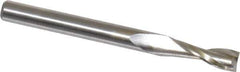 Onsrud - 1/4" Cutting Diam x 3/4" Length of Cut, 2 Flute, Upcut Spiral Router Bit - Uncoated, Right Hand Cut, High Speed Steel, 2-3/4" OAL x 1/4" Shank Diam, Double Edge, 19 to 32° Helix Angle - Eagle Tool & Supply