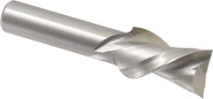 Onsrud - 3/4" Cutting Diam x 1-1/4" Length of Cut, 2 Flute, Downcut Spiral Router Bit - Uncoated, Right Hand Cut, High Speed Steel, 3-1/4" OAL x 1/2" Shank Diam, Double Edge, 19 to 32° Helix Angle - Eagle Tool & Supply