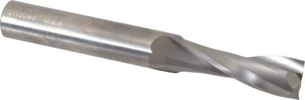 Onsrud - 5/8" Cutting Diam x 1-3/4" Length of Cut, 2 Flute, Upcut Spiral Router Bit - Uncoated, Right Hand Cut, Solid Carbide, 5" OAL x 5/8" Shank Diam, Double Edge, 22° Helix Angle - Eagle Tool & Supply