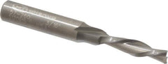 Onsrud - 3/16" Cutting Diam x 3/4" Length of Cut, 2 Flute, Downcut Spiral Router Bit - Uncoated, Right Hand Cut, Solid Carbide, 2" OAL x 1/4" Shank Diam, Double Edge, 30° Helix Angle - Eagle Tool & Supply