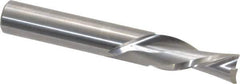 Onsrud - 1/2" Cutting Diam x 1-1/4" Length of Cut, 2 Flute, Downcut Spiral Router Bit - Uncoated, Right Hand Cut, Solid Carbide, 3-1/2" OAL x 1/2" Shank Diam, Double Edge, 30° Helix Angle - Eagle Tool & Supply