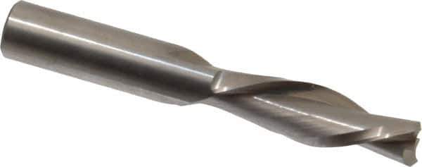 Onsrud - 1/2" Cutting Diam x 1-5/8" Length of Cut, 2 Flute, Downcut Spiral Router Bit - Uncoated, Right Hand Cut, Solid Carbide, 3-1/2" OAL x 1/2" Shank Diam, Double Edge, 30° Helix Angle - Eagle Tool & Supply