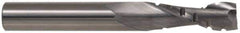 Onsrud - 1/2" Cutting Diam x 1-5/8" Length of Cut, 2 Flute, Downcut Spiral Router Bit - Uncoated, Right Hand Cut, Solid Carbide, 3-1/2" OAL x 1/2" Shank Diam, Chipbreaker, 30° Helix Angle - Eagle Tool & Supply