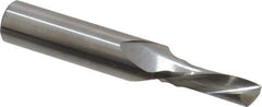 Onsrud - 5/16" Cutting Diam x 3/4" Length of Cut, 1 Flute, Downcut Spiral Router Bit - Uncoated, Right Hand Cut, Solid Carbide, 3" OAL x 1/2" Shank Diam, Single Edge, 22° Helix Angle - Eagle Tool & Supply