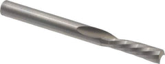 Onsrud - 3/16" Cutting Diam x 5/8" Length of Cut, 1 Flute, Downcut Spiral Router Bit - Uncoated, Right Hand Cut, Solid Carbide, 2" OAL x 3/16" Shank Diam, Single Edge, 21° Helix Angle - Eagle Tool & Supply