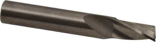 Onsrud - 3/8" Cutting Diam x 5/8" Length of Cut, 1 Flute, Upcut Spiral Router Bit - Uncoated, Right Hand Cut, Solid Carbide, 2-1/2" OAL x 3/8" Shank Diam, Single Edge, 21° Helix Angle - Eagle Tool & Supply