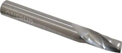 Onsrud - 3/8" Cutting Diam x 3/4" Length of Cut, 1 Flute, Upcut Spiral Router Bit - Uncoated, Right Hand Cut, Solid Carbide, 3" OAL x 3/8" Shank Diam, Single Edge, 21° Helix Angle - Eagle Tool & Supply