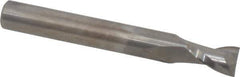 Onsrud - 1/4" Cutting Diam x 3/8" Length of Cut, 2 Flute, Upcut Spiral Router Bit - Uncoated, Right Hand Cut, Solid Carbide, 2" OAL x 1/4" Shank Diam, Bottom-Surfacing, 30° Helix Angle - Eagle Tool & Supply