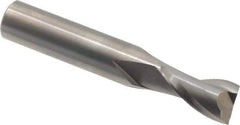 Onsrud - 1/2" Cutting Diam x 7/8" Length of Cut, 2 Flute, Upcut Spiral Router Bit - Uncoated, Right Hand Cut, Solid Carbide, 3" OAL x 1/2" Shank Diam, Bottom-Surfacing, 30° Helix Angle - Eagle Tool & Supply