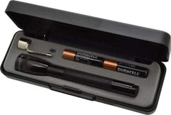 Mag-Lite - Krypton Bulb, 9 Lumens, Mini Flashlight - Black Aluminum Body, 2 AAA Alkaline Batteries Included - Eagle Tool & Supply