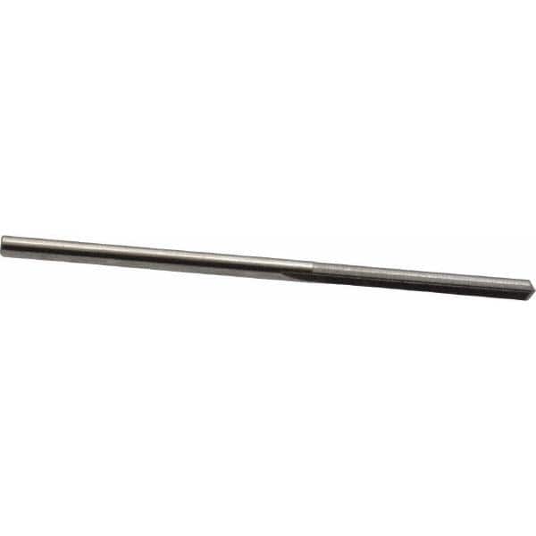SGS - #46, 0.081", 140° Point, Solid Carbide Straight Flute Drill Bit - Eagle Tool & Supply