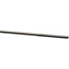SGS - #46, 0.081", 140° Point, Solid Carbide Straight Flute Drill Bit - Eagle Tool & Supply