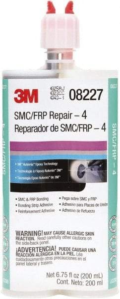 3M - Automotive Body Repair Fillers Type: Fiberglass Repair Adhesive Container Size: 200 mL - Eagle Tool & Supply