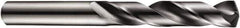 DORMER - 7.4mm 140° Solid Carbide Jobber Drill - TiAlN Finish, Right Hand Cut, Spiral Flute, Straight Shank, 91mm OAL, Four Facet Split Point - Eagle Tool & Supply