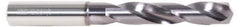DORMER - #30 140° Solid Carbide Jobber Drill - TiAlN Finish, Right Hand Cut, Spiral Flute, Straight Shank, 66mm OAL, Four Facet Split Point - Eagle Tool & Supply