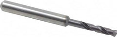 DORMER - 3.73mm 140° Spiral Flute Solid Carbide Screw Machine Drill Bit - Eagle Tool & Supply