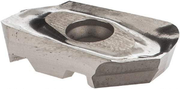Iscar - HM90 AXCR150525 P Grade IC28 Carbide Milling Insert - Uncoated, 0.197" Thick, 2.5mm Corner Radius - Eagle Tool & Supply