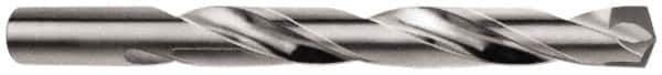 Made in USA - 13/32" Diam, 6" OAL Bright Carbide-Tipped Aircraft Extension Drill Bit - 135° Point Angle - Eagle Tool & Supply