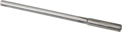 Made in USA - 0.336" Carbide-Tipped 4 Flute Chucking Reamer - Straight Flute, 9/32" Straight Shank, 1-1/2" Flute Length, 6" OAL - Eagle Tool & Supply