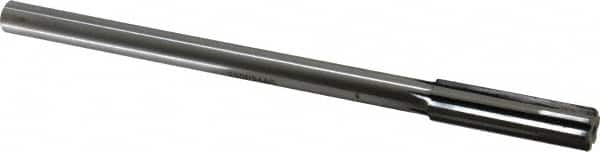 Made in USA - 0.544" Carbide-Tipped 6 Flute Chucking Reamer - Eagle Tool & Supply