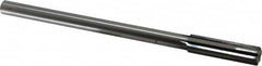 Made in USA - 0.544" Carbide-Tipped 6 Flute Chucking Reamer - Eagle Tool & Supply