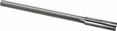 Made in USA - 0.559" Carbide-Tipped 6 Flute Chucking Reamer - Straight Flute, 7/16" Straight Shank, 2" Flute Length, 8" OAL - Eagle Tool & Supply